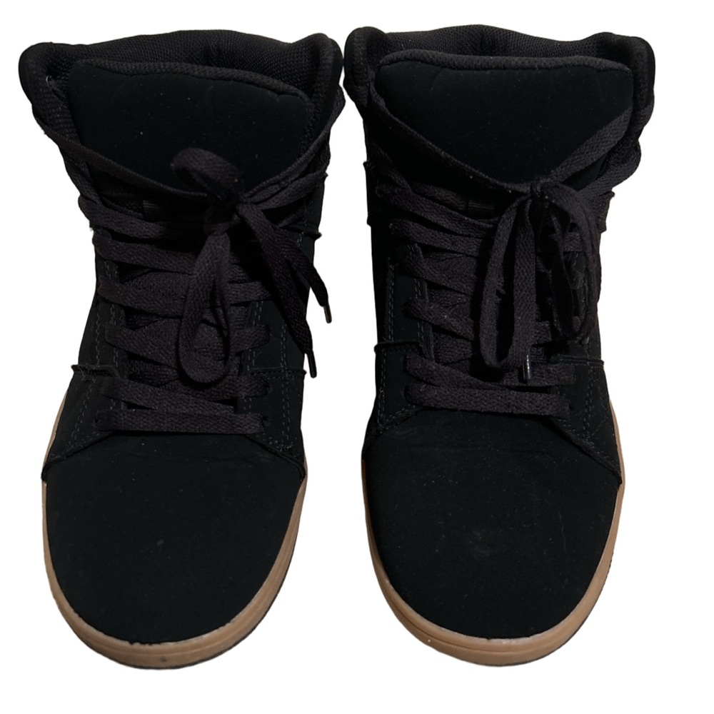 Mens Athletic Works Black High-Top Sneakers Size 8